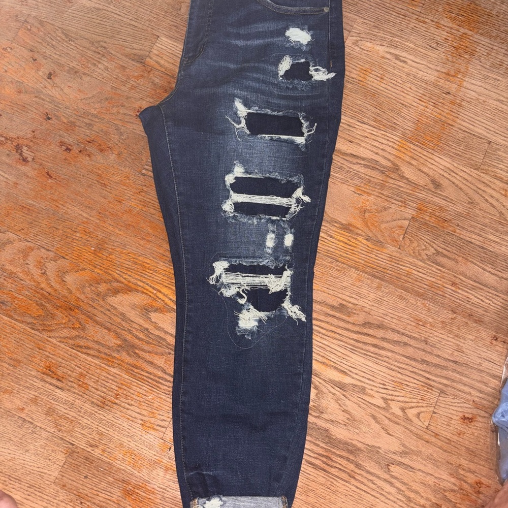 Judy Blue Two-Tone Denim Jeans